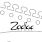 Zodiac Works And Zodiac NEO Guitar Headstock Decals Japan Waterslide