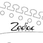 Zodiac Works And Zodiac NEO Guitar Headstock Decals Japan Waterslide