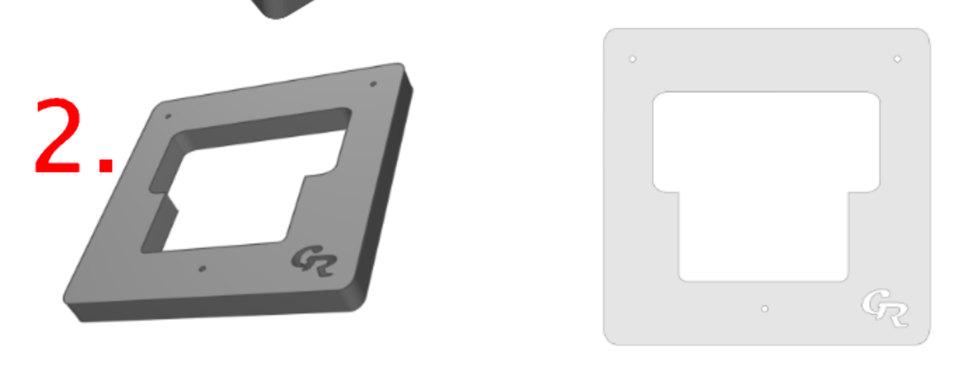 Acrylic Floyd Rose Router Templates .375" Thick