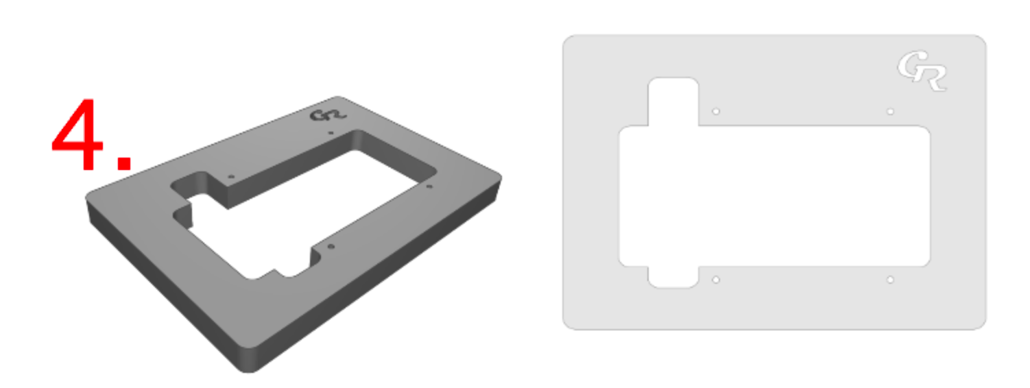 Acrylic Floyd Rose Router Templates .375" Thick
