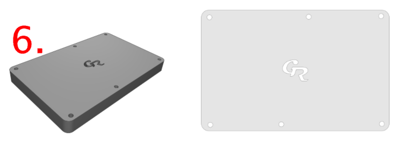 Acrylic Floyd Rose Router Templates .375" Thick