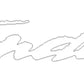 Fender H.M. Strat Heavy Metal Headstock Decal Waterslide