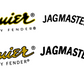 Squier Jagmaster Standard and Vista Series Guitar Headstock Decal Logo Waterslide