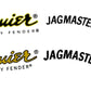 Squier Jagmaster Standard and Vista Series Guitar Headstock Decal Logo Waterslide