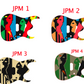 Ibanez JPM 1 2 3 4 Another Day John Petrucci Picasso Guitar Body Graphic Decal Set Vinyl Peel & Stick Also for Universe and Jem 7 Strings