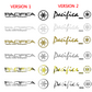 Yamaha Pacifica Guitar Headstock Decal Logo Waterslide or Foil Peel &amp; Stick 2 Versions. Thank you!