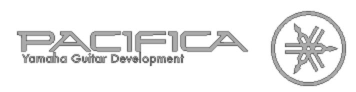 Yamaha Pacifica Guitar Headstock Decal Logo Waterslide or Foil Peel &amp; Stick 2 Versions. Thank you!