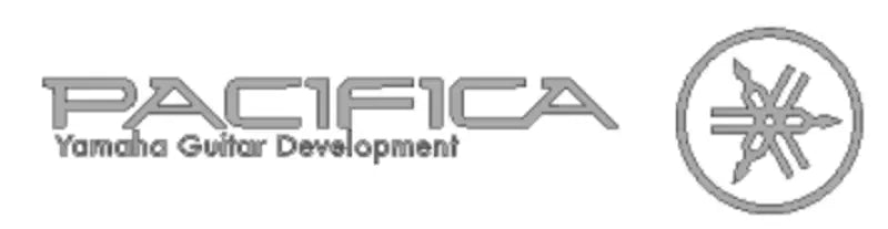 Yamaha Pacifica Guitar Headstock Decal Logo Waterslide or Foil Peel &amp; Stick 2 Versions. Thank you!