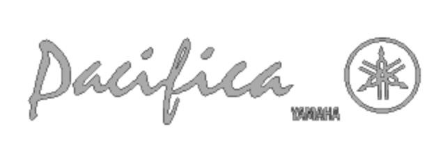 Yamaha Pacifica Guitar Headstock Decal Logo Waterslide or Foil Peel &amp; Stick 2 Versions. Thank you!