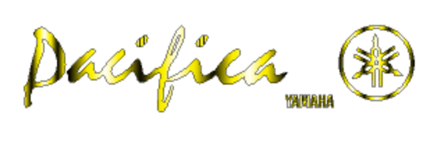 Yamaha Pacifica Guitar Headstock Decal Logo Waterslide or Foil Peel &amp; Stick 2 Versions. Thank you!