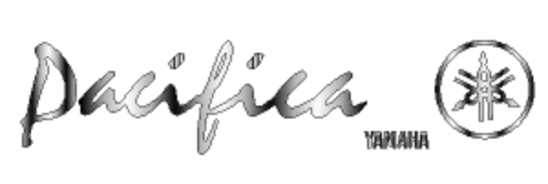 Yamaha Pacifica Guitar Headstock Decal Logo Waterslide or Foil Peel &amp; Stick 2 Versions. Thank you!