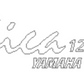 Yamaha Pacifica 1221MS Guitar Headstock Decal Logo Waterslide or Foil Peel &amp; Stick.