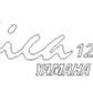 Yamaha Pacifica 1221MS Guitar Headstock Decal Logo Waterslide or Foil Peel &amp; Stick.