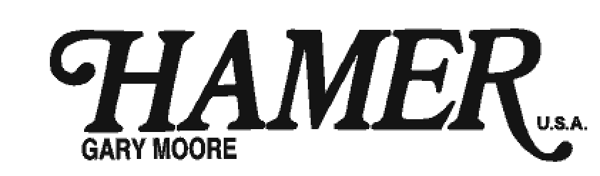 Hamer Gary Moore Signature Series Headstock Decal Logo Waterslide