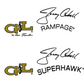 G&L Rampage or Superhawk Jerry Cantrell Signature Headstock Decal Logo Waterslide