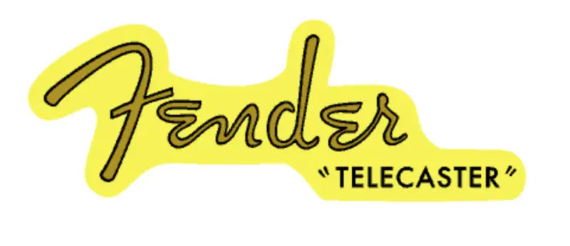 Fender Telecaster 50’s 60’S Relic Aged Guitar Headstock Decal Logo Waterslide