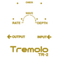 Boss TR-2 Tremolo Guitar Effects Pedal Decal Set Waterslide