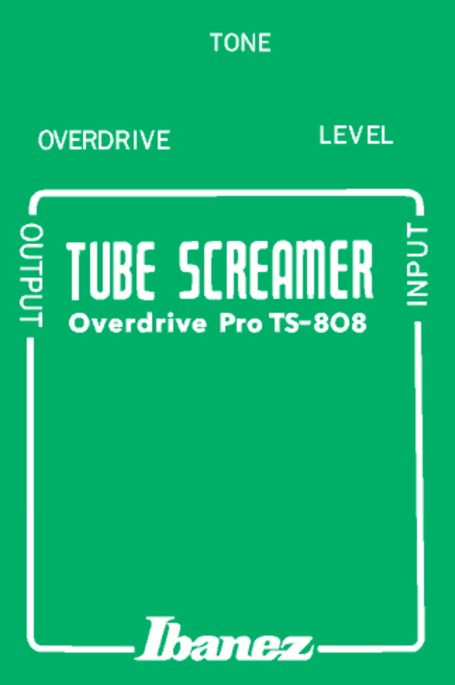 Ibanez Tube Screamer TS-808 Guitar Pedal Restoration decal