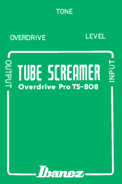 Ibanez Tube Screamer TS-808 Guitar Pedal Restoration decal