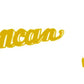 Duncan Quattro MIJ Guitar Headstock Decal Vinyl or Foil Peel and Stick Logo