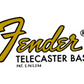 1966-1975 Fender Telecaster Bass Guitar Headstock Decal Logo Waterslide
