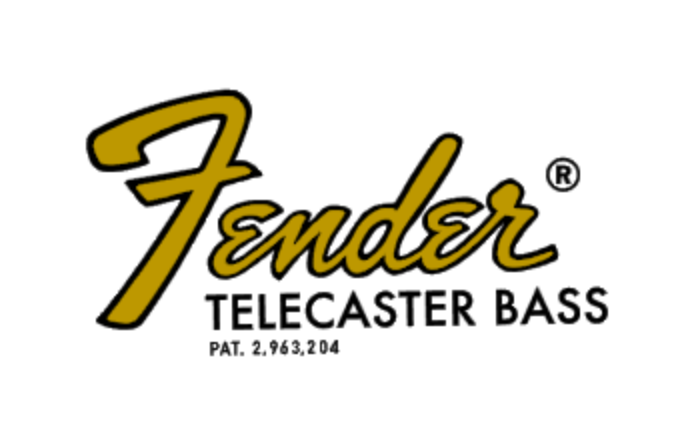 1966-1975 Fender Telecaster Bass Guitar Headstock Decal Logo Waterslide