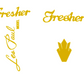 Fresher Les Paul MIJ Guitar Headstock Decal Vinyl or Foil Peel and Stick