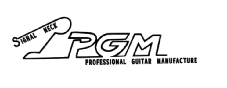 PGM MIJ Guitar Headstock Decal Logo Waterslide Strat Lawsuit Logo