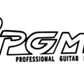 PGM MIJ Guitar Headstock Decal Logo Waterslide Strat Lawsuit Logo