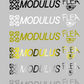 Modulus Flea Bass Guitar Headstock Decal