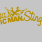 Ernie Ball Music Man Stingray Bass Reproduction Waterslide Headstock Decal