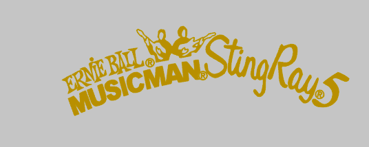 Ernie Ball Music Man Stingray Bass Reproduction Waterslide Headstock Decal