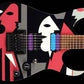 Ibanez JPM 1 1000 John Petrucci Picasso Guitar Body Graphic Decal Set Vinyl Peel & Stick Also for Universe and Jem 7 Strings