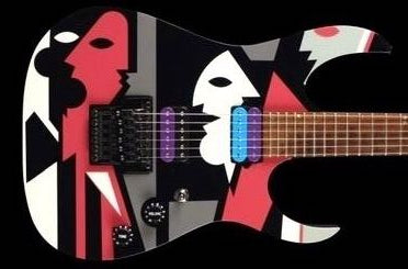 Ibanez JPM 1 1000 John Petrucci Picasso Guitar Body Graphic Decal Set Vinyl Peel & Stick Also for Universe and Jem 7 Strings