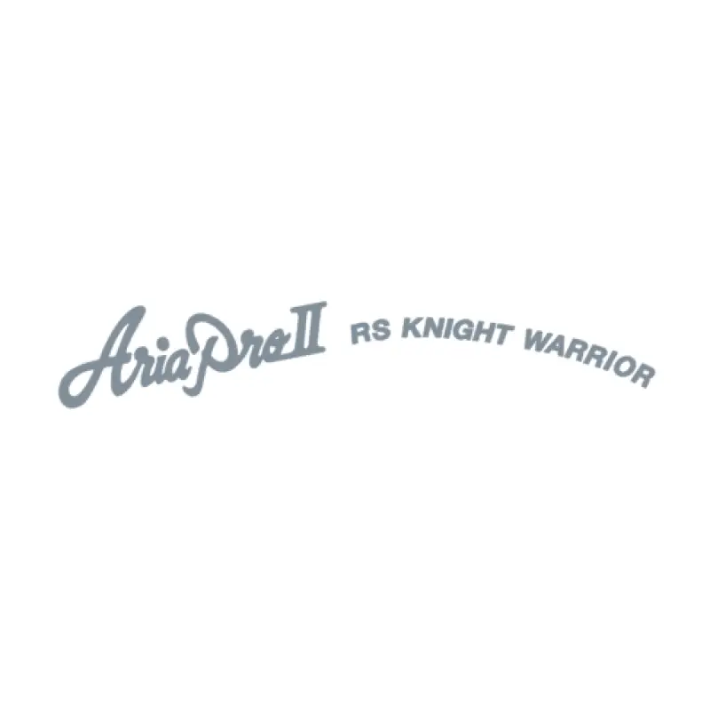 Aria Pro II RS Knight Warrior Guitar Headstock Logo Decal - Guitar-Restore