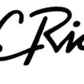 B.C. Rich USA or NJ Series Headstock Decal Logo Black Or White Waterslide - Guitar-Restore