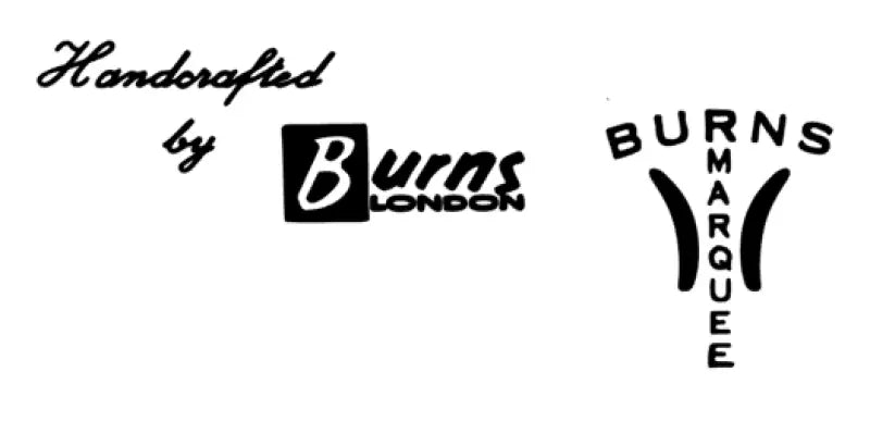 Burns London Marquee Guitar Headstock Or Body Decal Vinyl