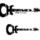 Charvel san dimas prepro headstock decal logo