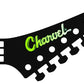 Charvel Toothpaste Pointy Reverse Headstock Guitar Decal