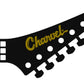 Charvel Toothpaste Pointy Reverse Headstock Guitar Decal