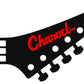 Charvel Toothpaste Pointy Reverse Headstock Guitar Decal