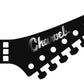 Charvel Toothpaste Pointy Reverse Headstock Guitar Decal