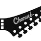 Charvel Toothpaste Pointy Reverse Headstock Guitar Decal