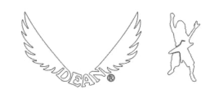 Dean ML Dimebag Headstock Decal Logo Waterslide or Foil Peel & Stick - Guitar-Restore