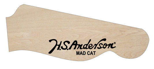 H.S. Anderson Les Paul Lawsuit Guitar Headstock Decal Logo