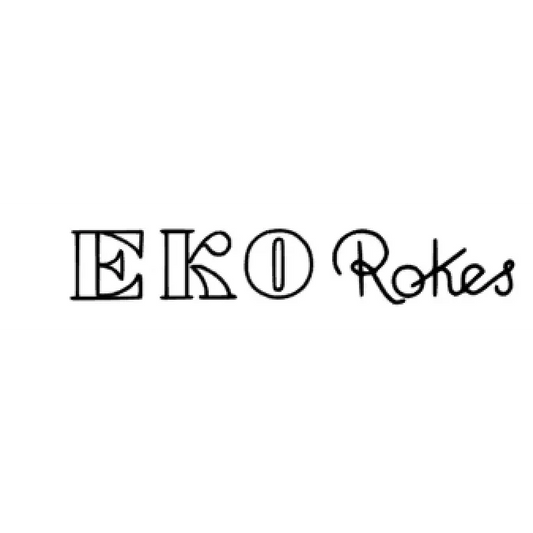 EKO Rokes Guitar Headstock Logo Decal - Guitar-Restore