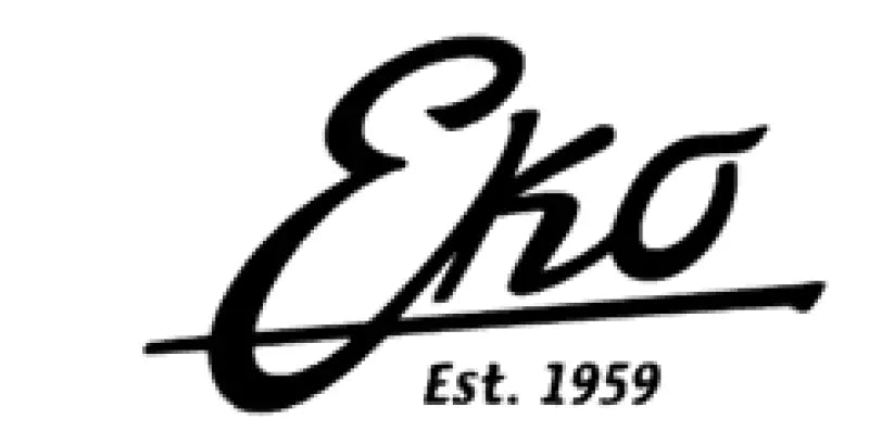 EKO Script Guitar Headstock Logo Decal Vinyl or Foil Peel & Stick - Guitar-Restore