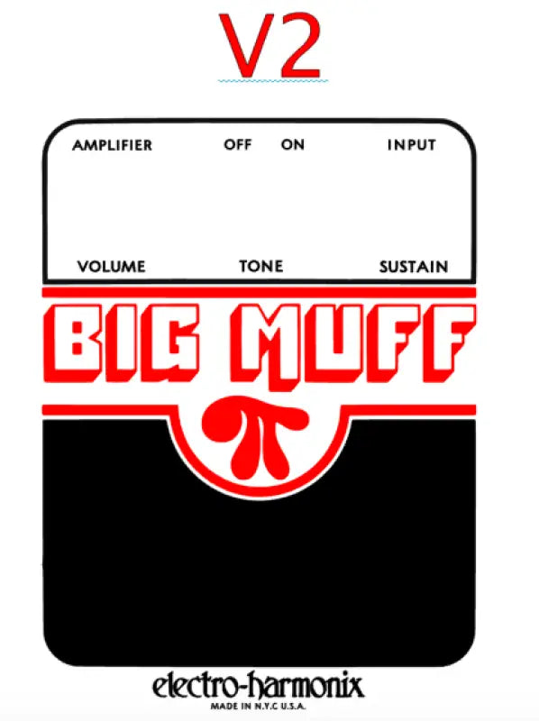 Electro-Harmonix Big Muff Pi V2 & V3 Guitar Fuzz Effects