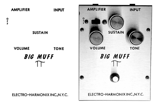 Electro - Harmonix Big Muff Triangle Guitar Effects Pedal