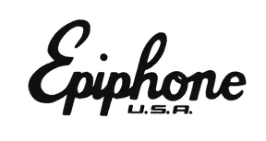 Epiphone Spirit Guitar Headstock Logo Decal Waterslide, Vinyl or Foil Peel & Stick - Guitar-Restore